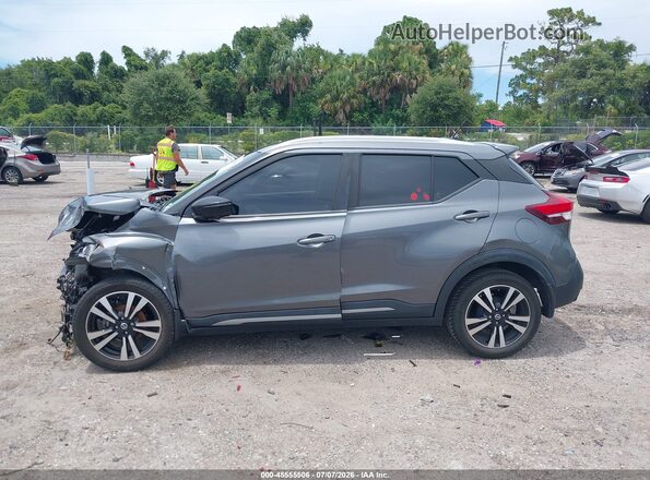 3N1CP5CU5KL516383 2019 NISSAN KICKS Gray 360 interior view