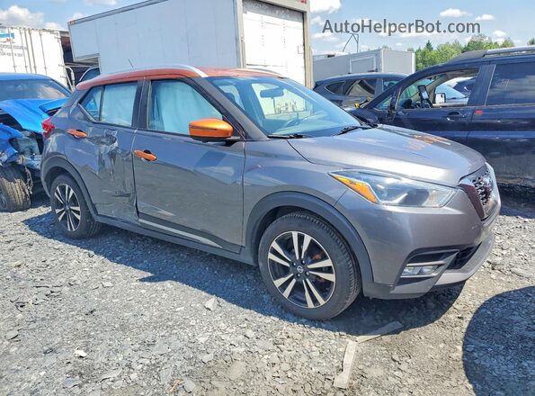 3N1CP5CU5KL524211 2019 NISSAN KICKS Gray Delantero derecho