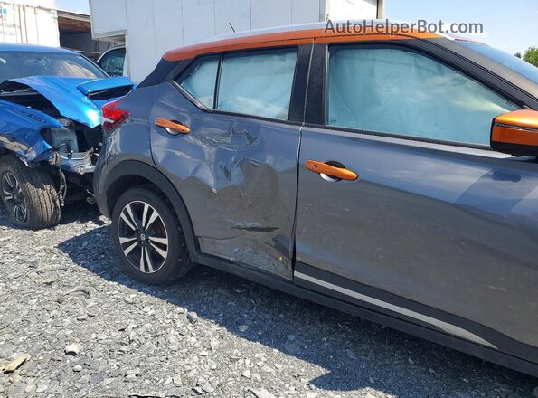 3N1CP5CU5KL524211 2019 NISSAN KICKS Gray Vista del compartimento del motor