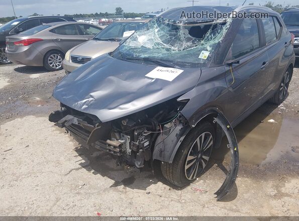 3N1CP5CU5KL559024 2019 NISSAN KICKS Gray Widok z przodu
