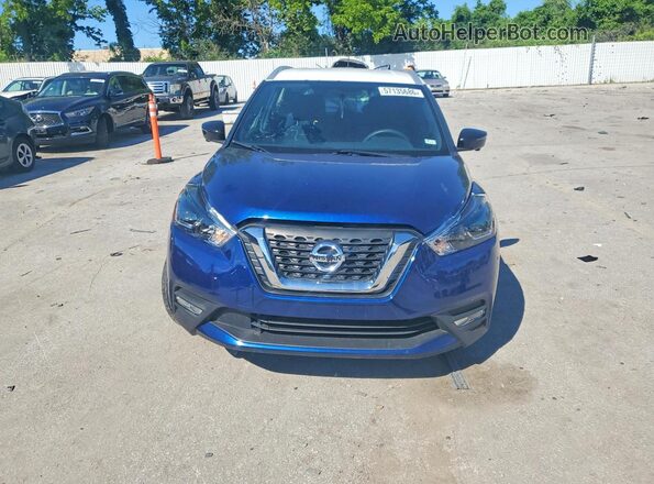 3N1CP5CU6JL512955 2018 NISSAN KICKS Blue წინა ხედი