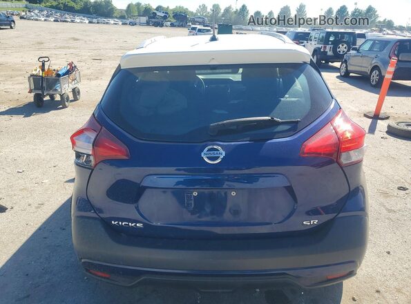 3N1CP5CU6JL512955 2018 NISSAN KICKS Blue უკანა ხედი