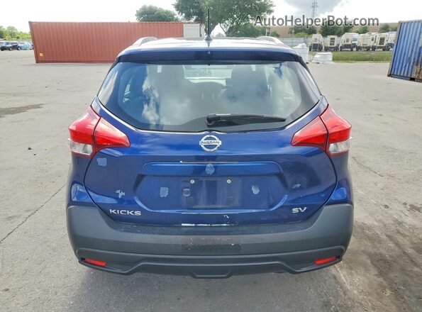 3N1CP5CU6JL514186 2018 NISSAN KICKS Синий Вид сзади