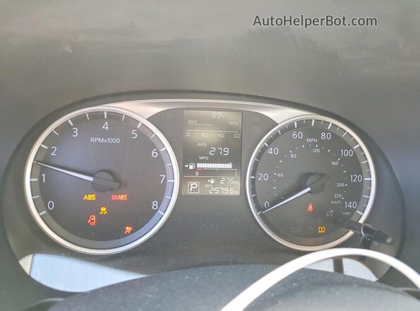 3N1CP5CU6KL518627 2019 NISSAN KICKS Белый Вид щитка приборов