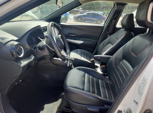 3N1CP5CU6KL526923 2019 NISSAN KICKS White Vista interior delantera