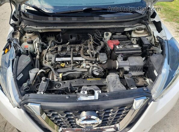 3N1CP5CU6KL526923 2019 NISSAN KICKS White Vista del compartimento del motor