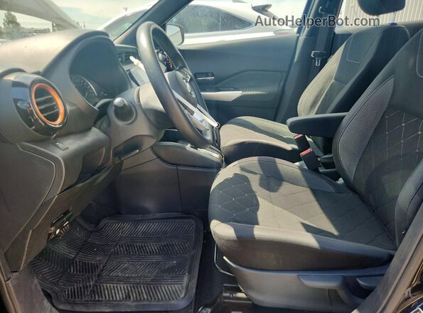 3N1CP5CU6KL530857 2019 NISSAN KICKS Черный Вид салона спереди