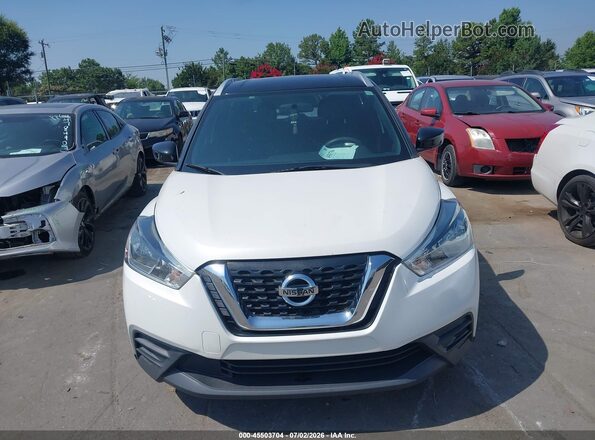 3N1CP5CU6KL550218 2019 NISSAN KICKS White Вид щитка приладів
