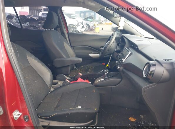 3N1CP5CU6KL560764 2019 NISSAN KICKS Красный Вид салона спереди