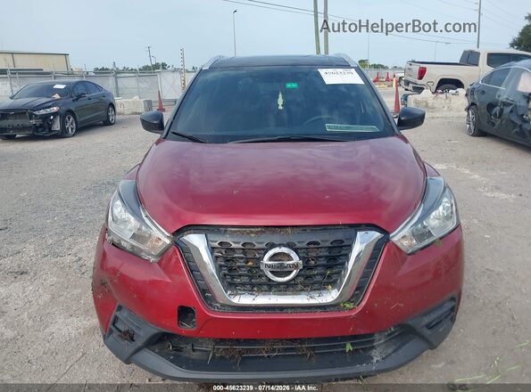 3N1CP5CU6KL560764 2019 NISSAN KICKS Красный Вид щитка приборов