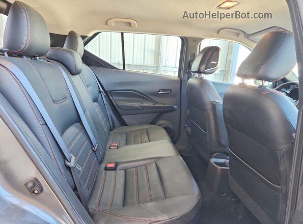 3N1CP5CU7KL550647 2019 NISSAN KICKS Gray უკანა სალონის ხედი