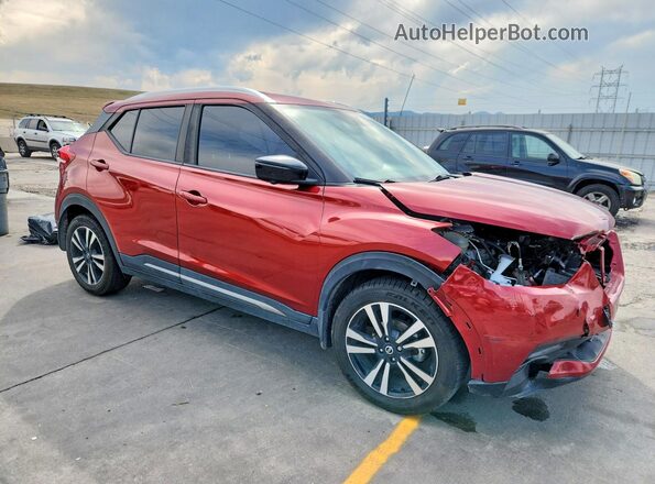 3N1CP5CU7KL554245 2019 NISSAN KICKS Red Front right