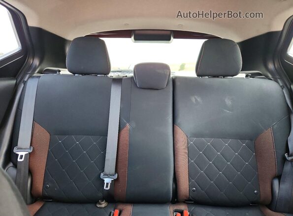3N1CP5CU7KL554245 2019 NISSAN KICKS Red Rear seats view