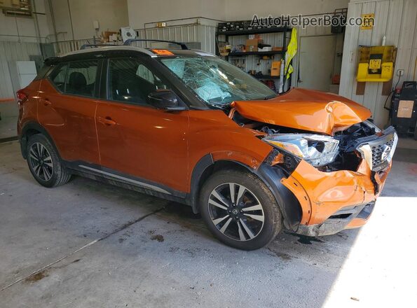 3N1CP5CU7KL566735 2019 NISSAN KICKS Orange Передня права чверть