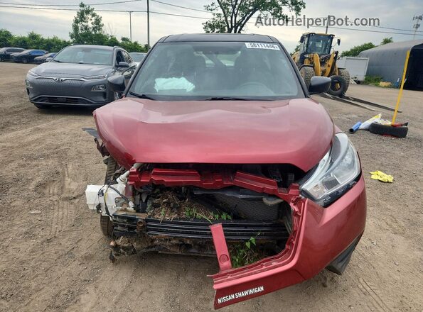3N1CP5CU7KL567481 2019 NISSAN KICKS Burgundy Vista frontal