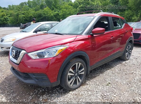 3N1CP5CU8JL508681 2018 NISSAN KICKS Красный Передняя левая четверть
