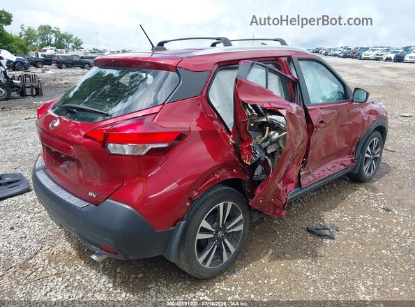 3N1CP5CU8JL508681 2018 NISSAN KICKS Красный Задняя правая четверть