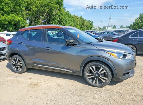 3N1CP5CU8JL529708 2018 NISSAN KICKS Gray წინა მარჯვენა