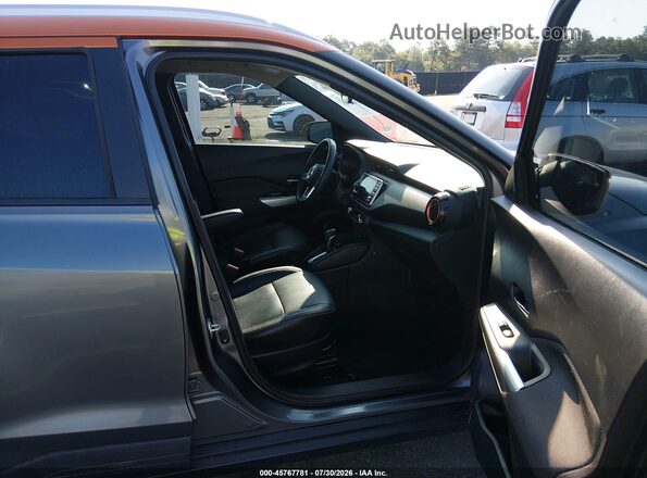 3N1CP5CU8KL471228 2019 NISSAN KICKS Gray წინა სალონის ხედი