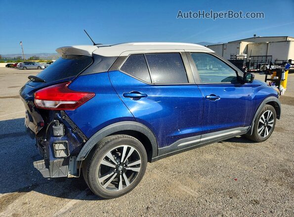 3N1CP5CU8KL495707 2019 NISSAN KICKS Синий Задняя правая четверть