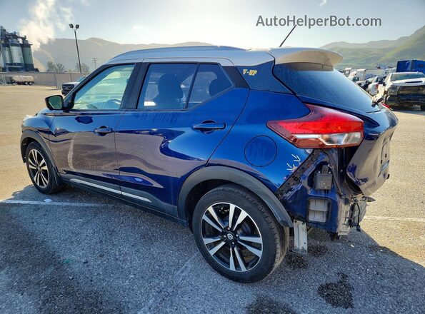 3N1CP5CU8KL495707 2019 NISSAN KICKS Синий Задняя левая четверть