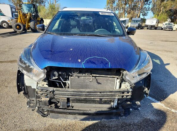 3N1CP5CU8KL495707 2019 NISSAN KICKS Синий Вид спереди