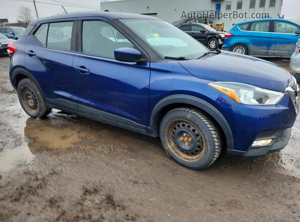 3N1CP5CU8KL502705 2019 NISSAN KICKS Blue Передня права чверть