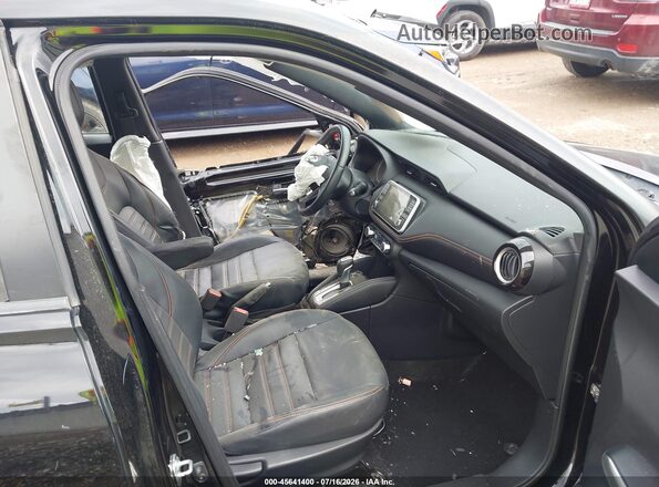 3N1CP5CU8KL521772 2019 NISSAN KICKS Black წინა სალონის ხედი