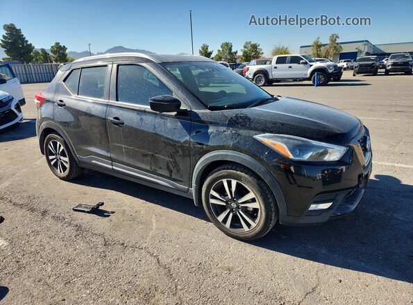 3N1CP5CU8KL523358 2019 NISSAN KICKS Черный Передняя правая четверть