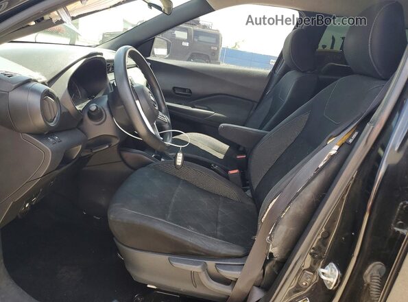 3N1CP5CU8KL532836 2019 NISSAN KICKS Black წინა სალონის ხედი