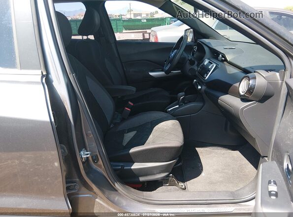 3N1CP5CU8KL536529 2019 NISSAN KICKS Gray წინა სალონის ხედი