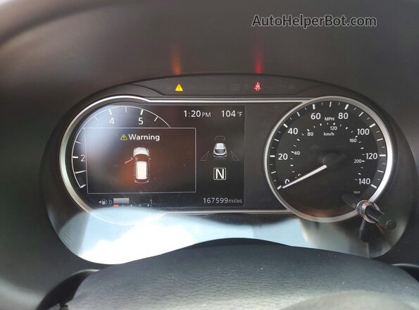 3N1CP5CU9JL502131 2018 NISSAN KICKS Red Vista del cuadro de instrumentos