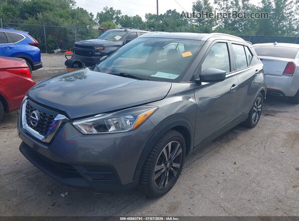 3N1CP5CU9KL474607 2019 NISSAN KICKS Gray Передня ліва чверть