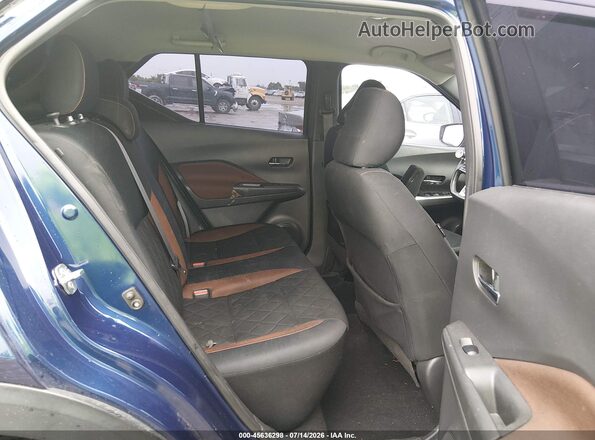 3N1CP5CU9KL485932 2019 NISSAN KICKS Blue VIN კოდის სტიკერის ხედი