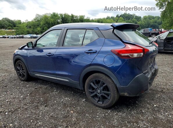 3N1CP5CU9KL491584 2019 NISSAN KICKS Blue Trasero izquierdo