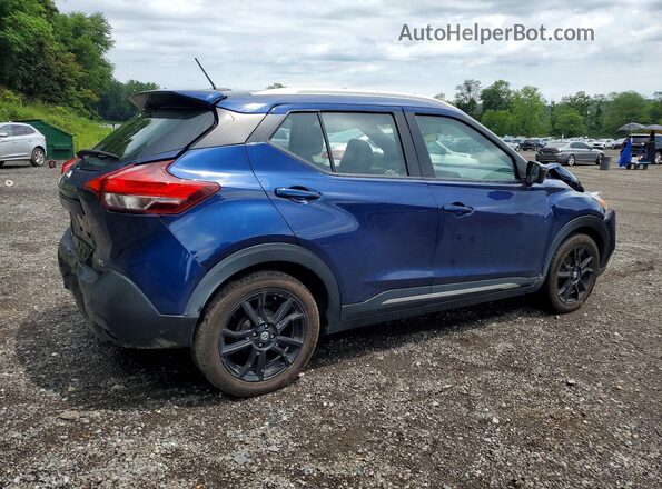 3N1CP5CU9KL491584 2019 NISSAN KICKS Blue Trasero derecho