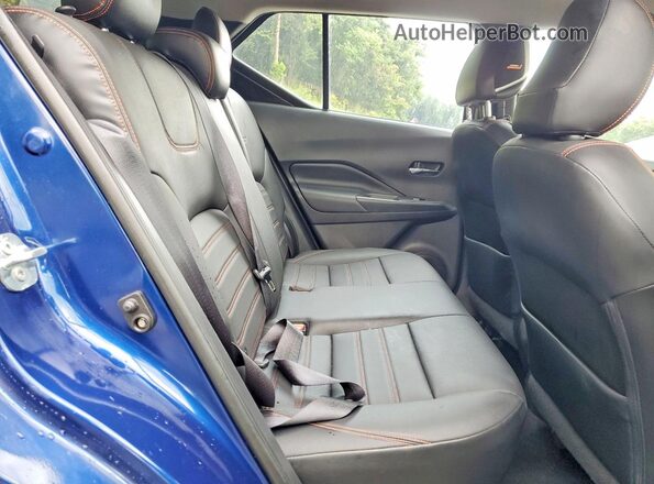 3N1CP5CU9KL491584 2019 NISSAN KICKS Blue Vista de los asientos traseros