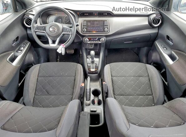 3N1CP5CU9KL520632 2019 NISSAN KICKS Gray წინა პანელის ხედი