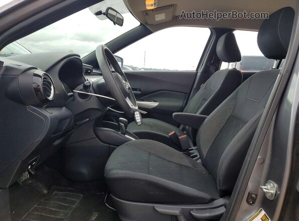 3N1CP5CU9KL520632 2019 NISSAN KICKS Gray წინა სალონის ხედი
