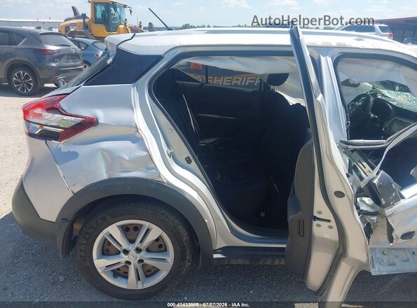 3N1CP5CU9KL533879 2019 NISSAN KICKS Gray VIN sticker view