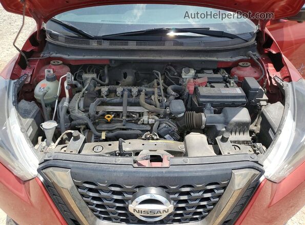 3N1CP5CU9KL551797 2019 NISSAN KICKS Красный Вид подкапотного пространства