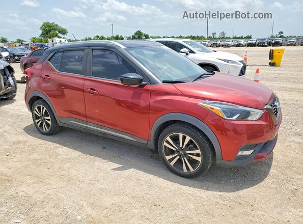 3N1CP5CU9KL551797 2019 NISSAN KICKS Красный Передняя правая четверть