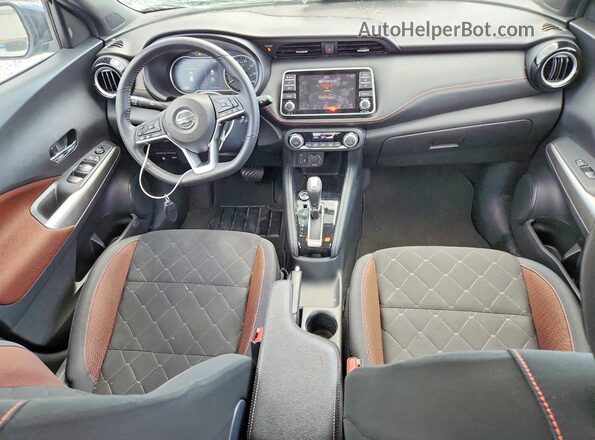 3N1CP5CU9KL567448 2019 NISSAN KICKS Blue წინა პანელის ხედი