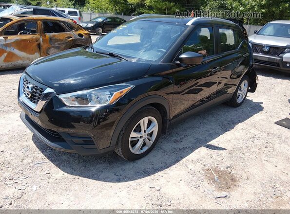 3N1CP5CUXJL518175 2018 NISSAN KICKS Черный Передняя левая четверть