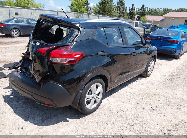 3N1CP5CUXJL518175 2018 NISSAN KICKS Черный Задняя правая четверть