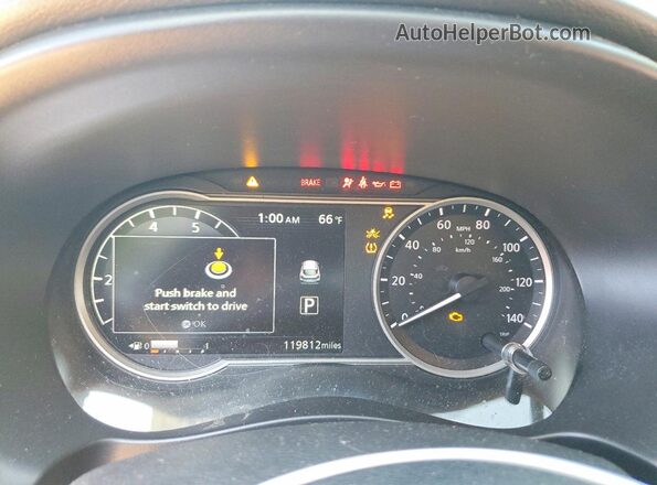 3N1CP5CUXJL523747 2018 NISSAN KICKS Black Widok zestawu wskaźników
