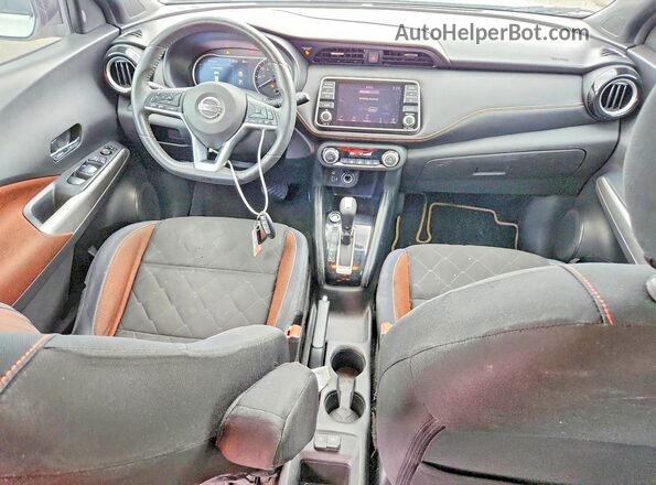 3N1CP5CUXJL525434 2018 NISSAN KICKS White წინა პანელის ხედი