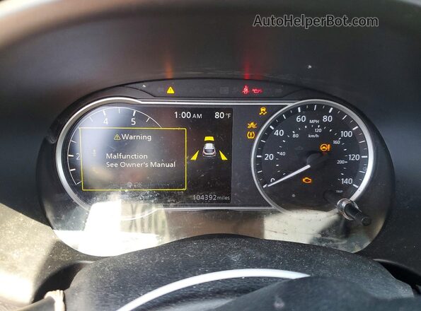 3N1CP5CUXJL542363 2018 NISSAN KICKS Gray Vista del cuadro de instrumentos