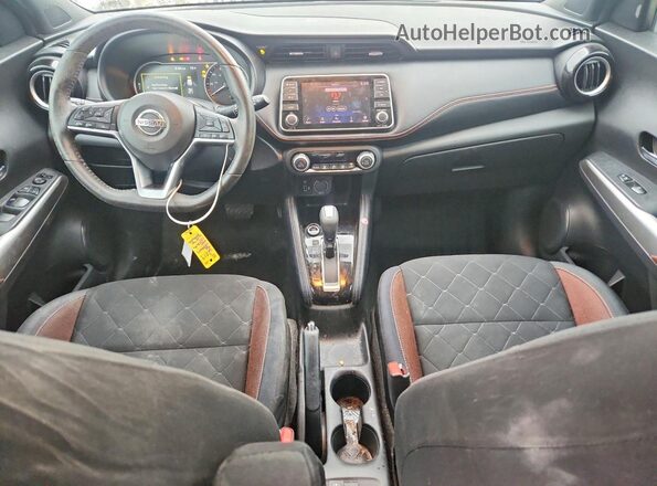 3N1CP5CUXKL491609 2019 NISSAN KICKS Белый Вид панели приборов
