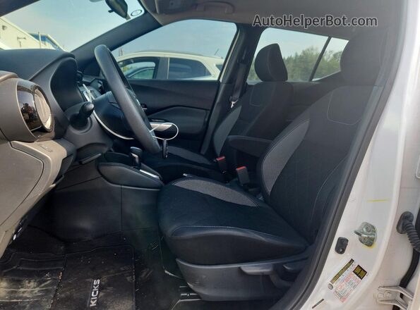 3N1CP5CUXKL508991 2019 NISSAN KICKS White Widok wnętrza z przodu